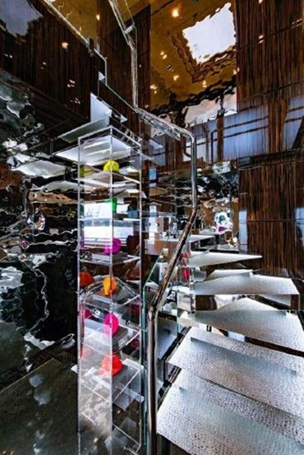 a room full of chairs and tables aboard 174 OCEANFAST MOTOR YACHT Yacht for Sale