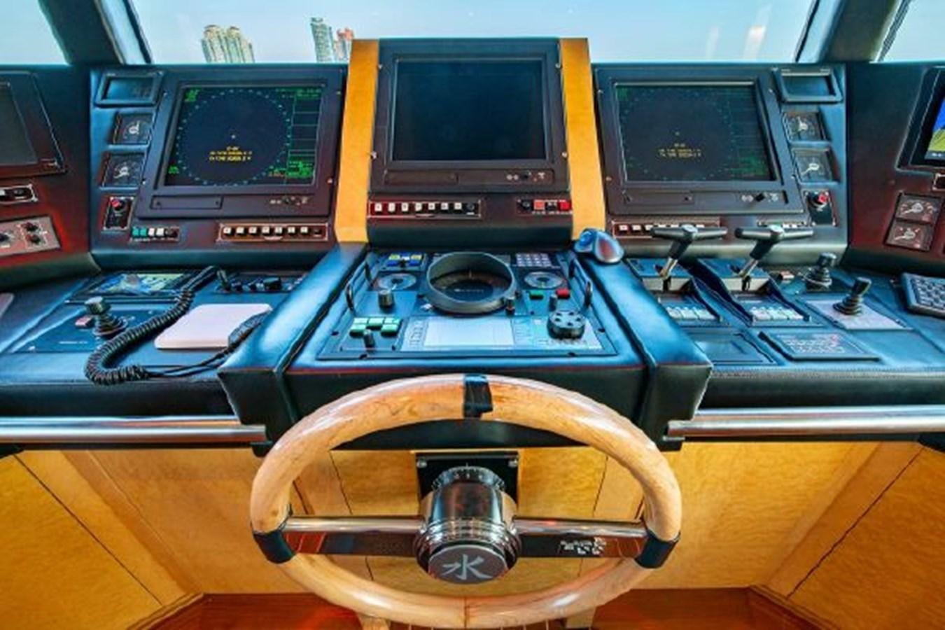 a guitar on a table aboard 174 OCEANFAST MOTOR YACHT Yacht for Sale