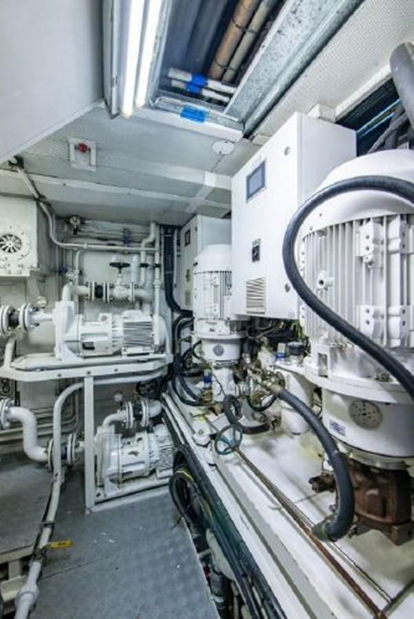 a machine in a room aboard 174 OCEANFAST MOTOR YACHT Yacht for Sale