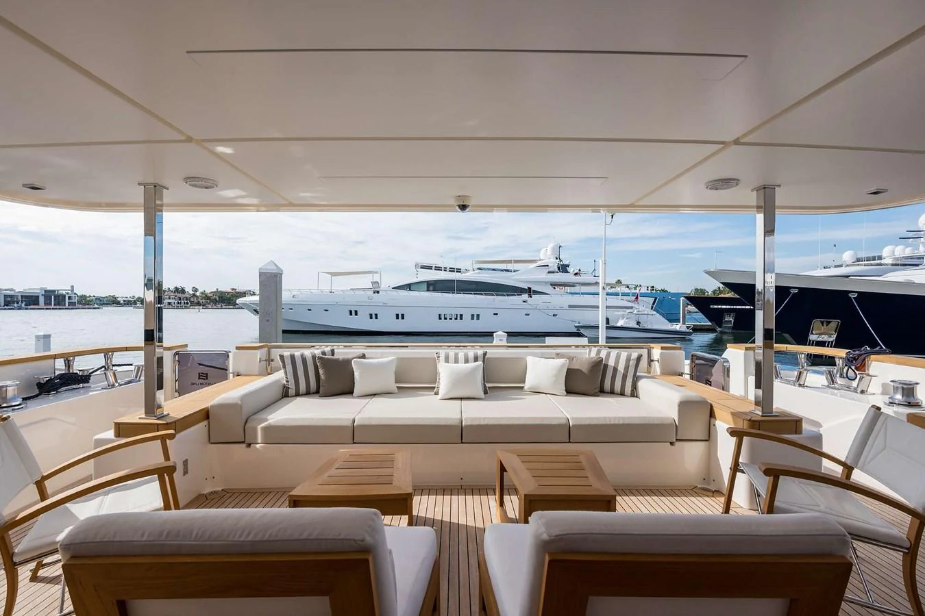 a boat on the water aboard GIOIA Yacht for Sale