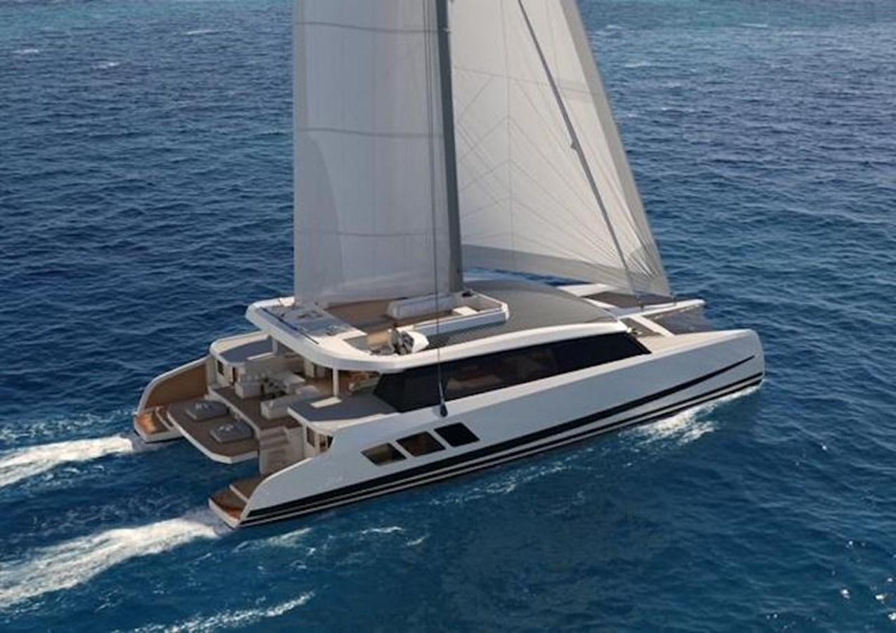 a boat on the water aboard ALUMINUM HYBRID-SOLARSAIL ECO Yacht for Sale