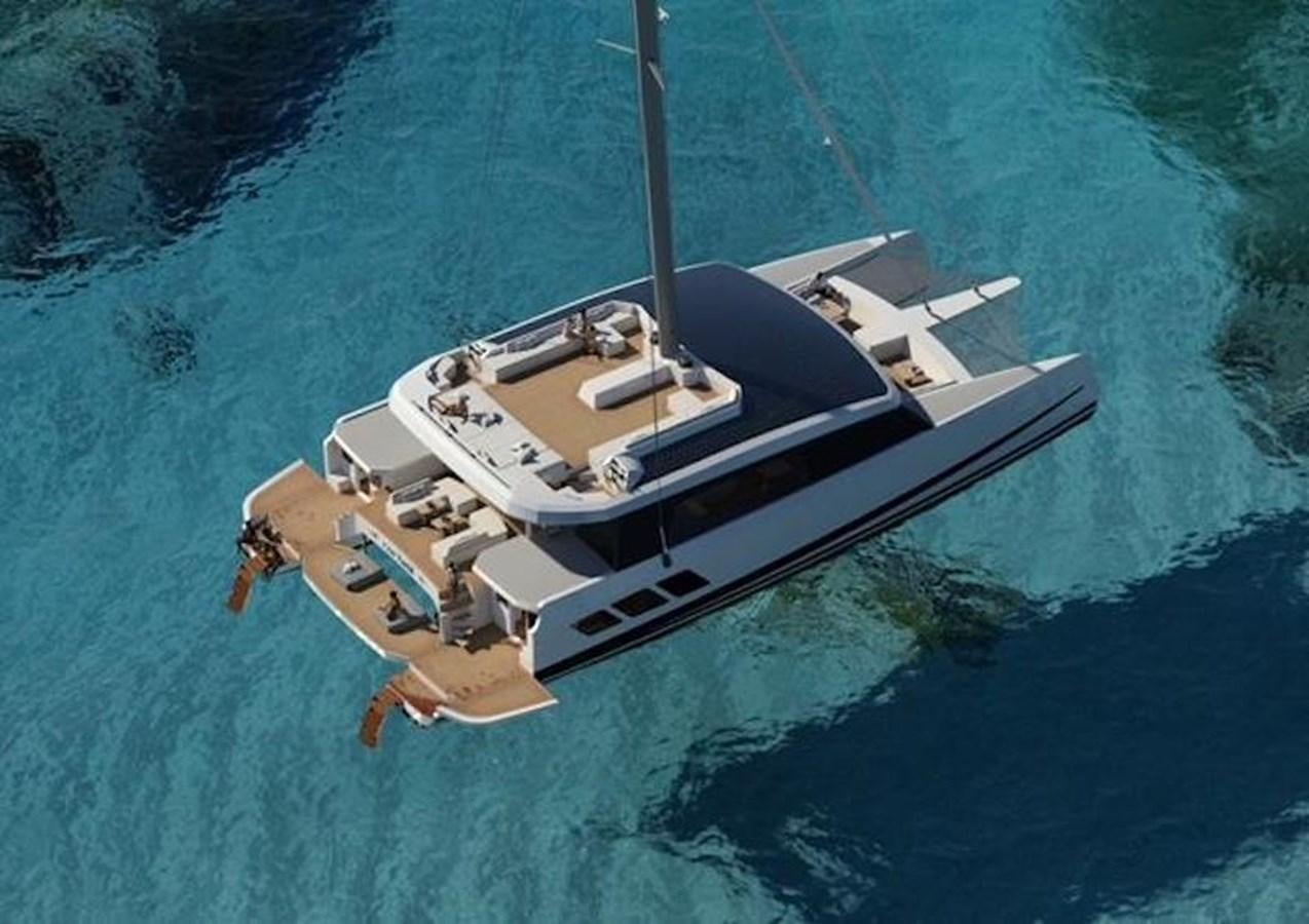 a boat on the water aboard ALUMINUM HYBRID-SOLARSAIL ECO Yacht for Sale