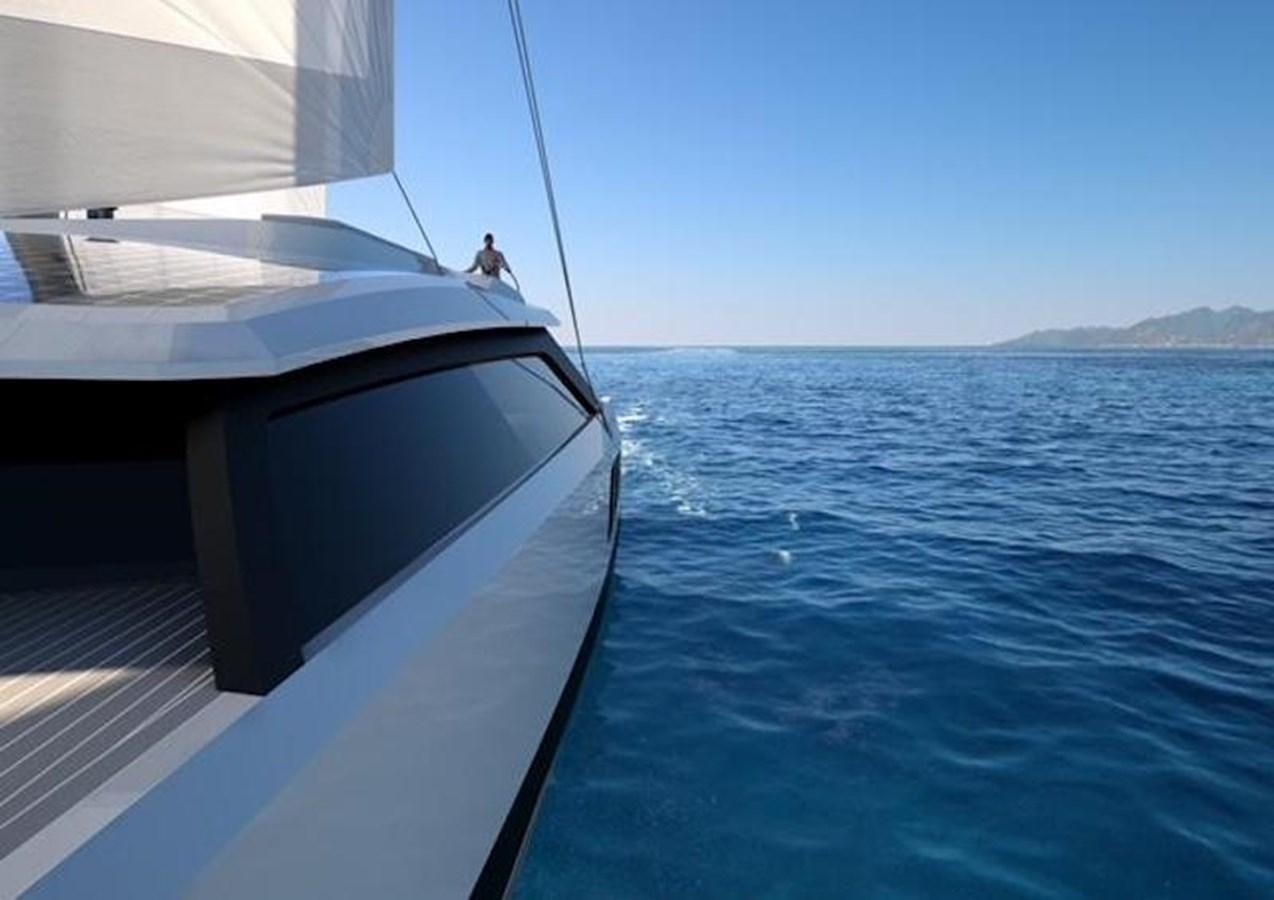 a boat on the water aboard ALUMINUM HYBRID-SOLARSAIL ECO Yacht for Sale
