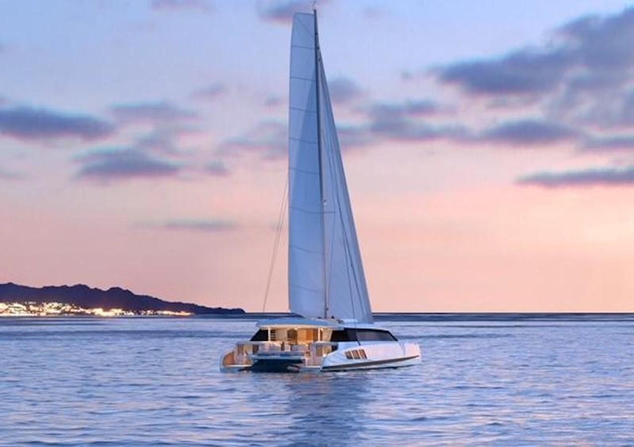 a sailboat on the water aboard ALUMINUM HYBRID-SOLARSAIL ECO Yacht for Sale