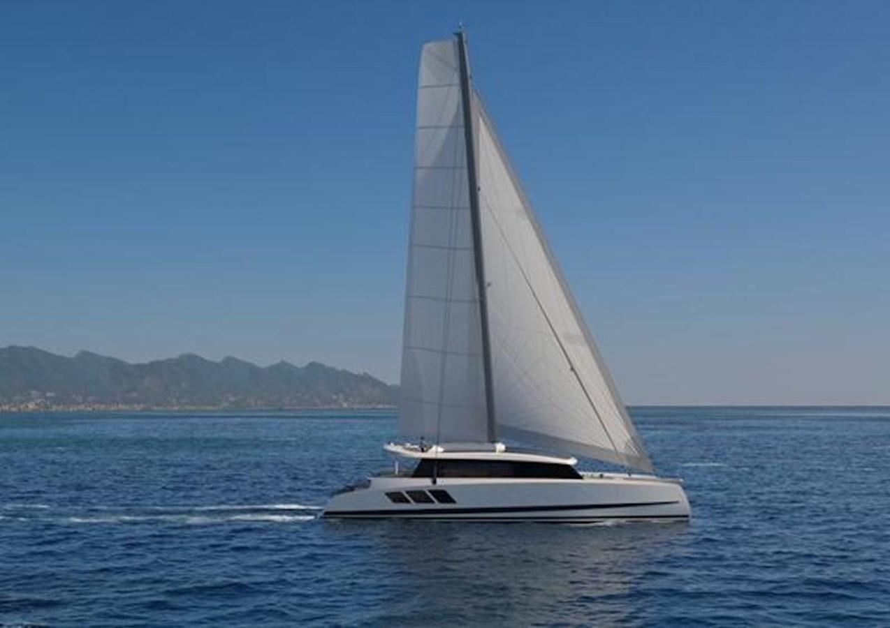 a sailboat on the water aboard ALUMINUM HYBRID-SOLARSAIL ECO Yacht for Sale