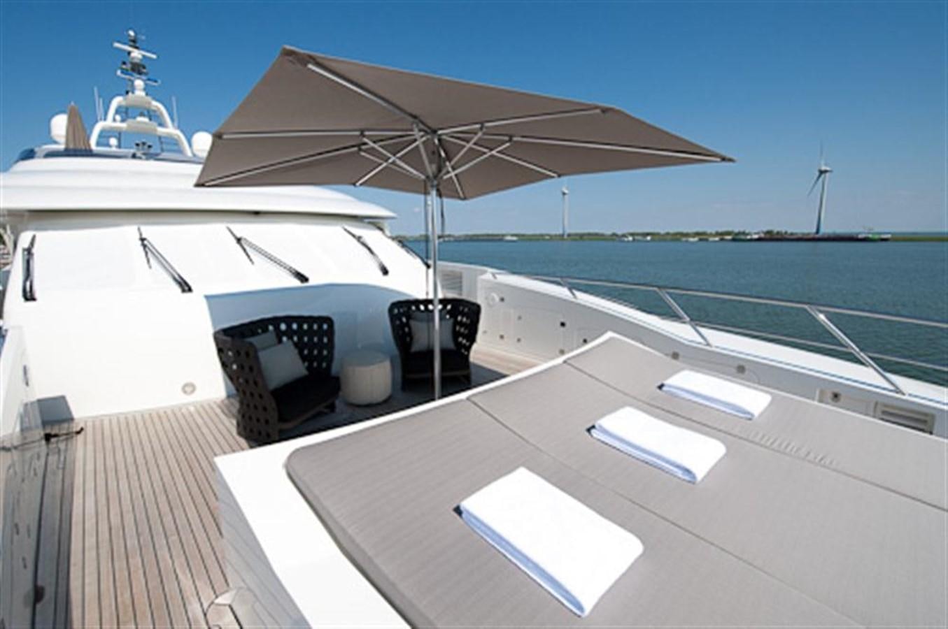 a boat on the water aboard LATITUDE Yacht for Charter