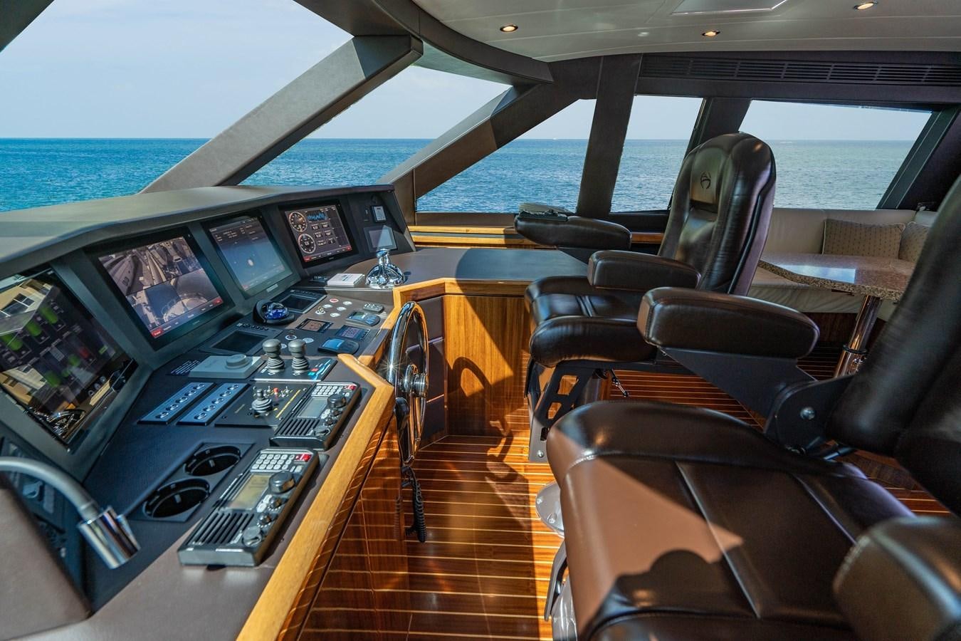 inside of a plane aboard SPREZZATURA Yacht for Sale
