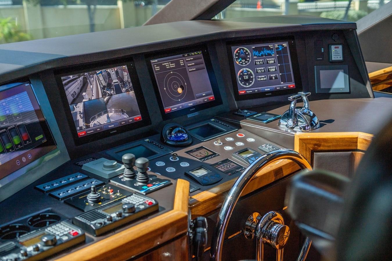 a room full of electronic equipment aboard SPREZZATURA Yacht for Sale