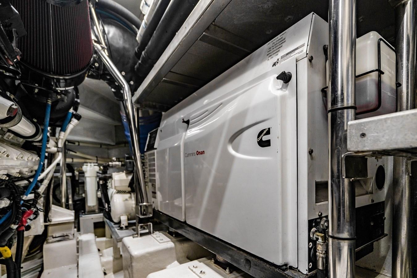 a large machine with a large metal pipe aboard SPREZZATURA Yacht for Sale