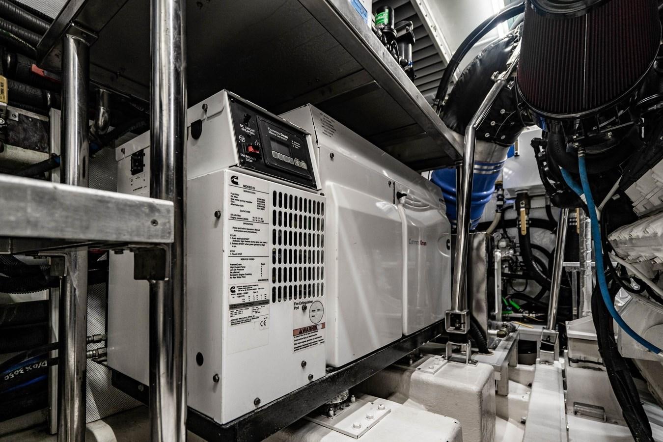 a machine with a large metal object aboard SPREZZATURA Yacht for Sale