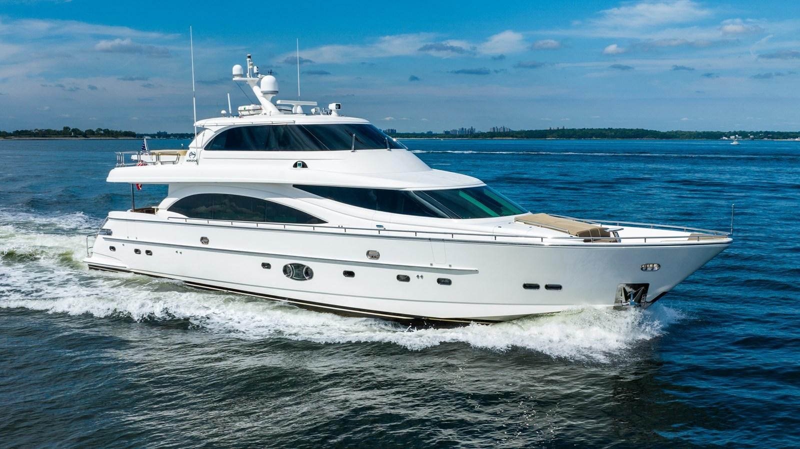a white yacht on the water aboard SPREZZATURA Yacht for Sale