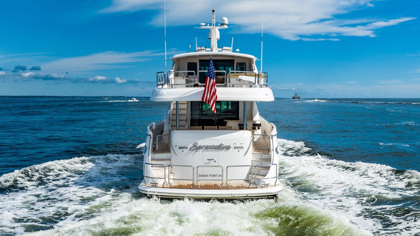 a boat in the water aboard SPREZZATURA Yacht for Sale
