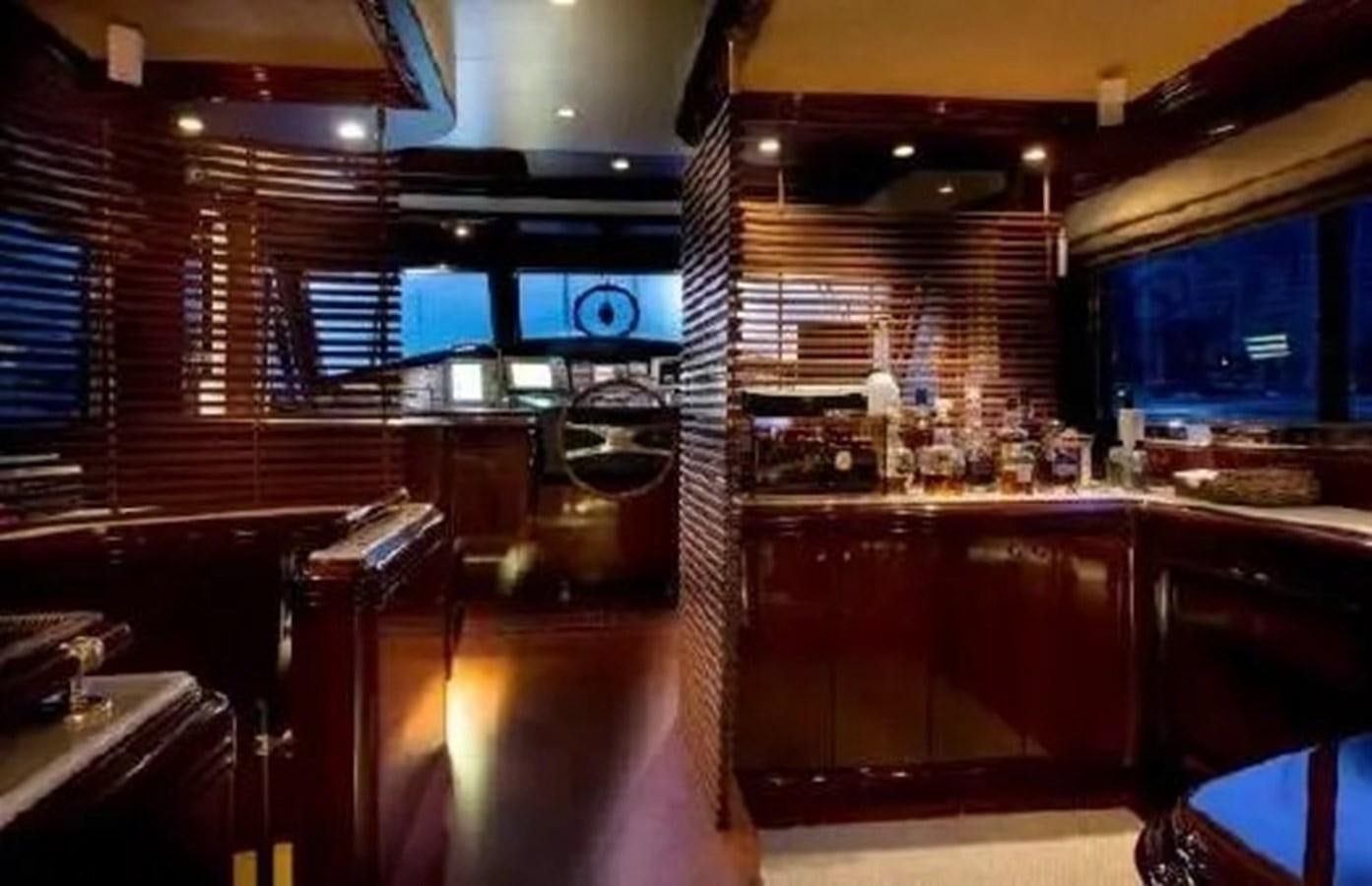 a bar with a bar and a bar aboard GRAND AZURE  Yacht for Sale