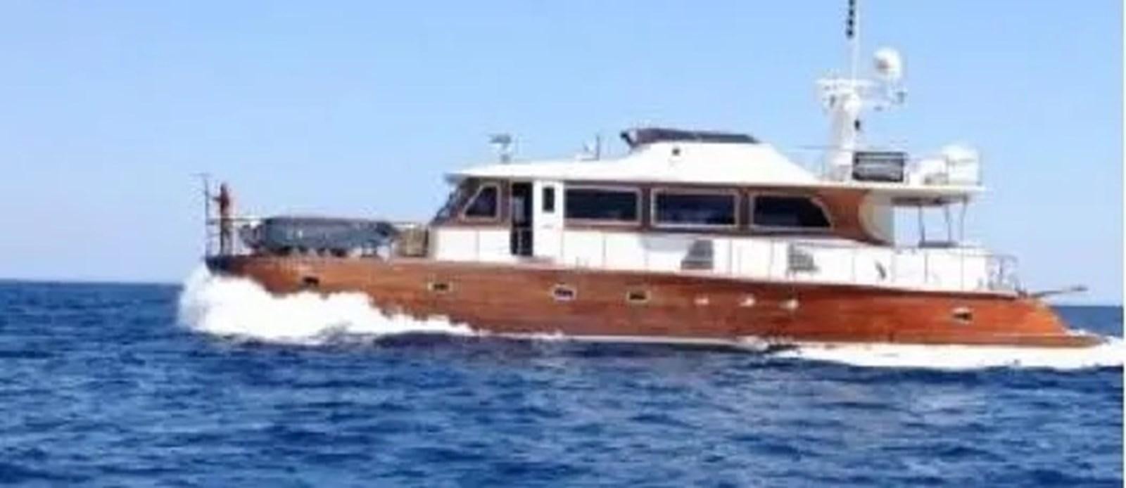 a large boat in the water aboard GRAND AZURE  Yacht for Sale