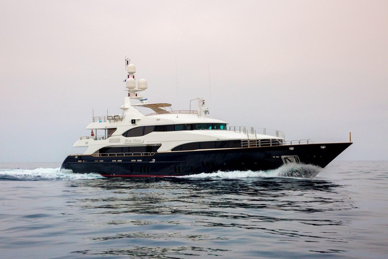a boat on the water aboard BLUE VISION Yacht for Charter
