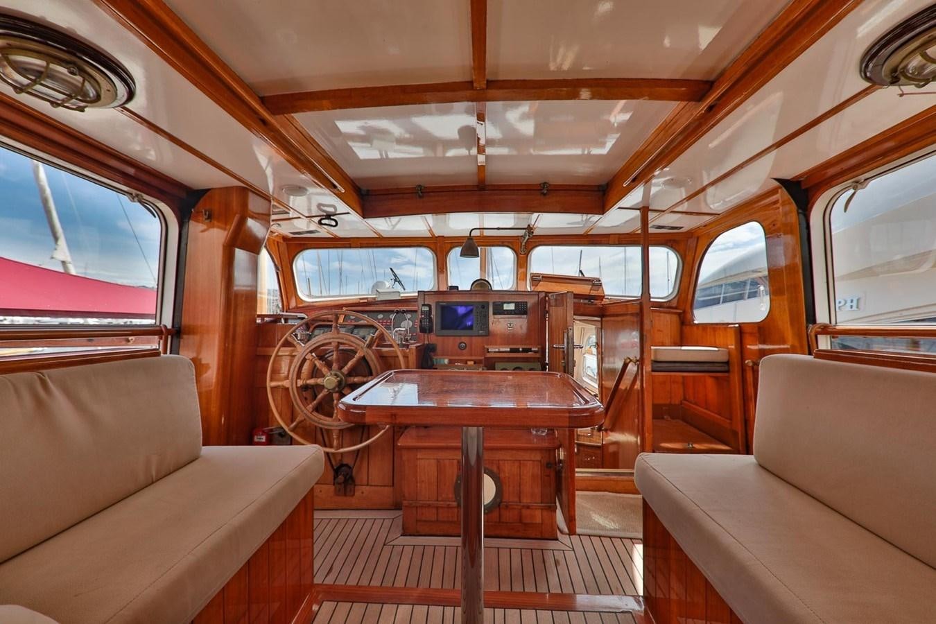 inside of a train aboard ATALANTA J Yacht for Sale