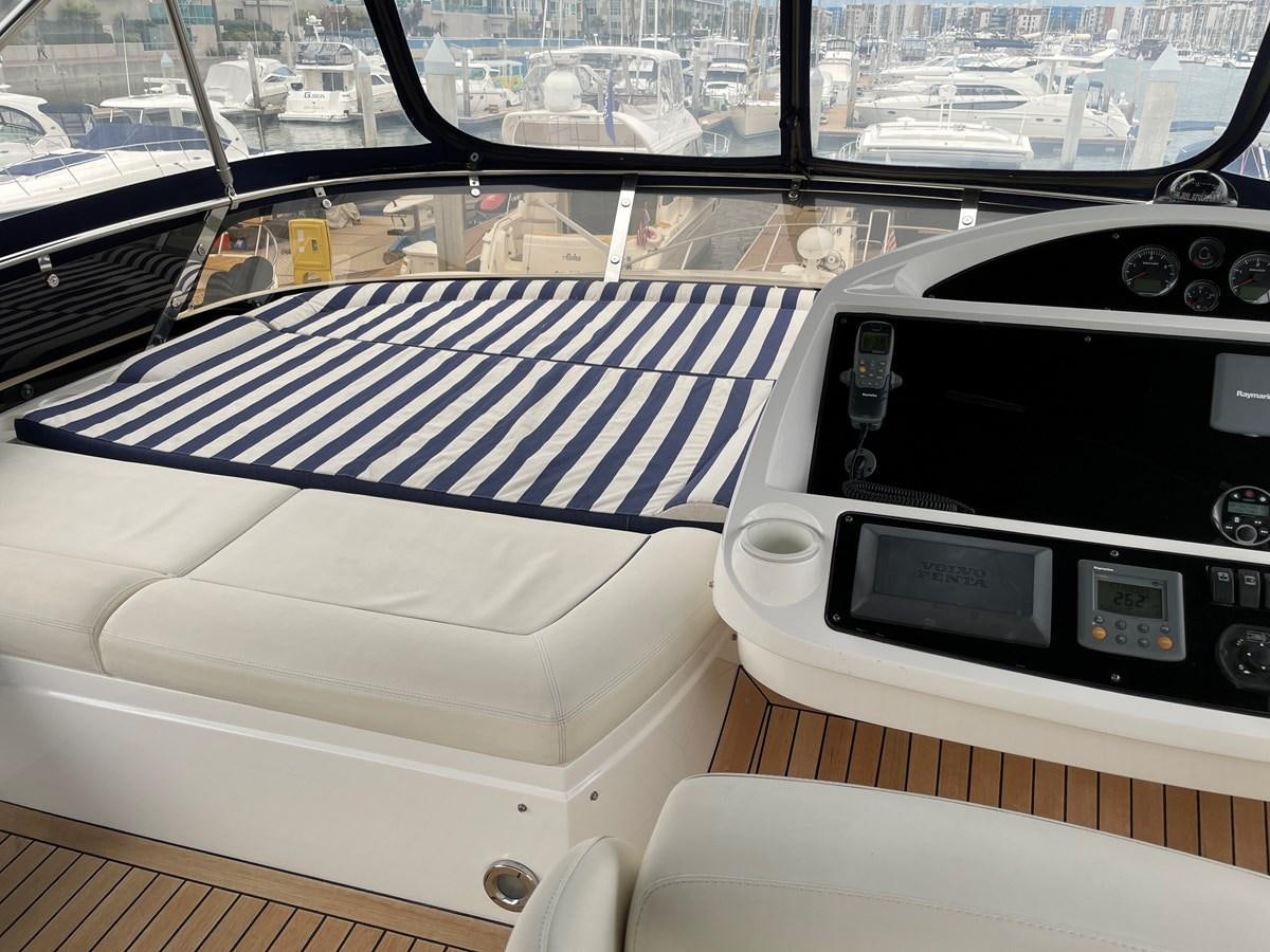 the inside of a car aboard GRACE ELLEN Yacht for Sale