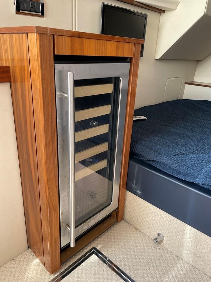 a closet with a bed aboard GRACE ELLEN Yacht for Sale