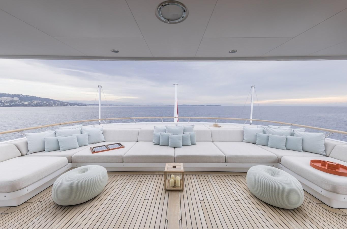 a deck of a boat aboard LUCKY US Yacht for Sale