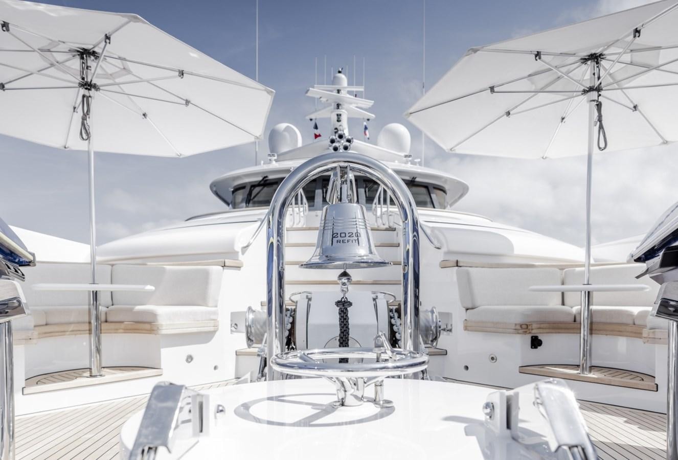 a close-up of a space shuttle aboard LUCKY US Yacht for Sale
