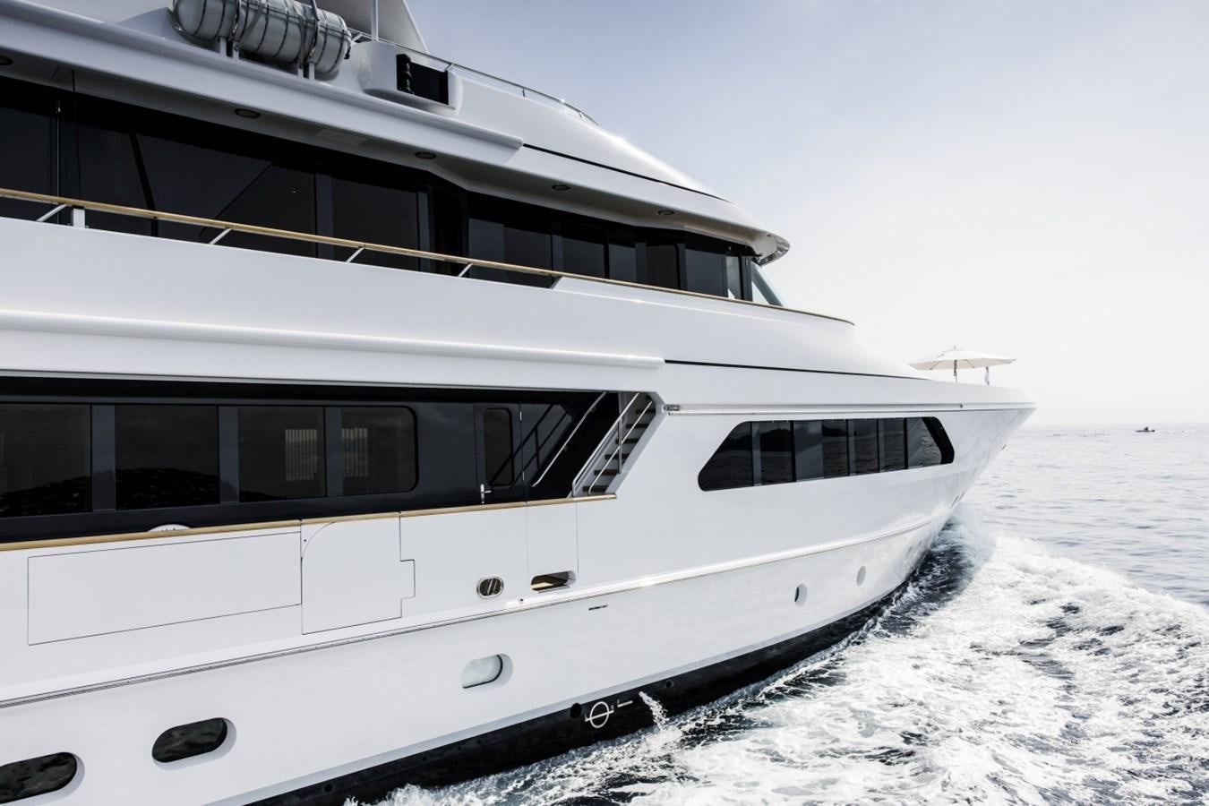 a boat on the snow aboard LUCKY US Yacht for Sale