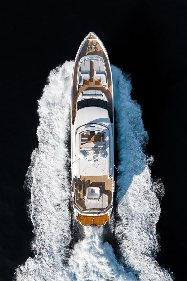 a rocket on a snowy surface aboard RIVIERA LIVING Yacht for Sale