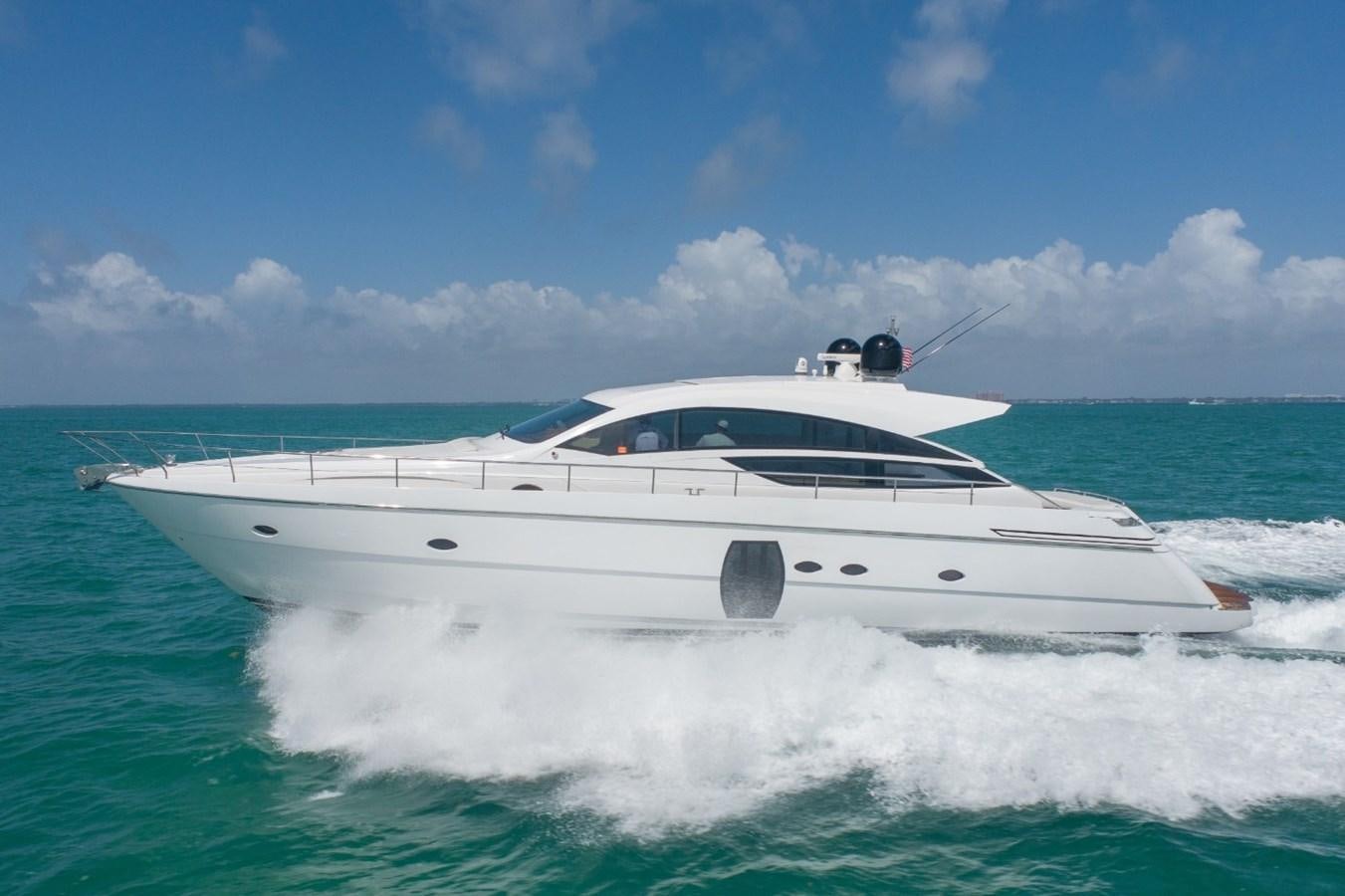 a white boat in the water aboard RX THERAPY  Yacht for Sale