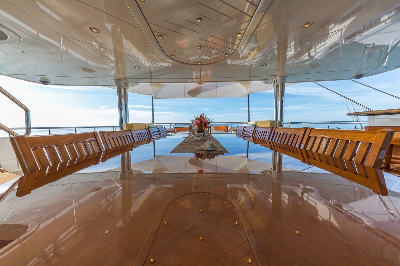 inside of a ship aboard AS YOU WISH Yacht for Charter