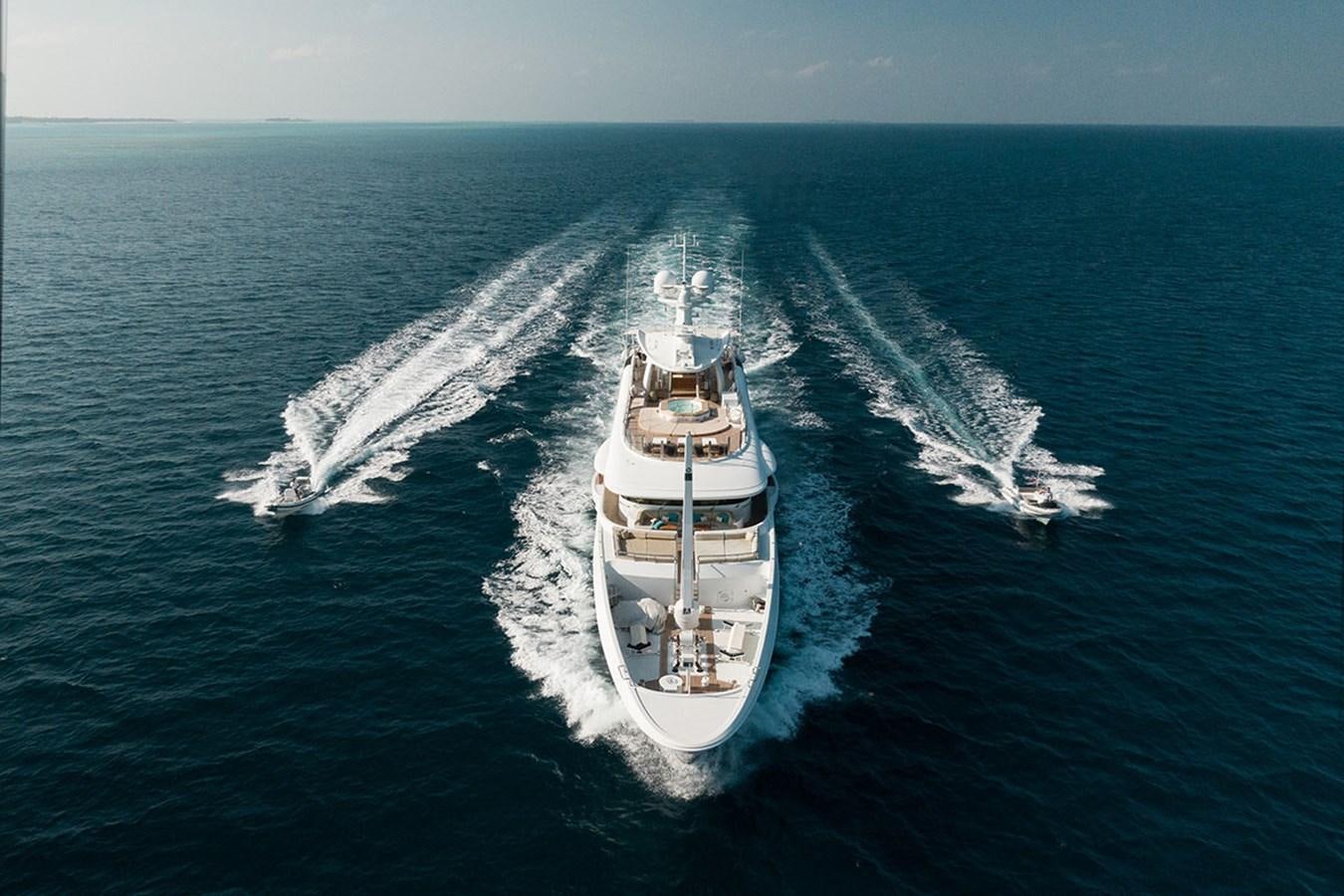 a ship on the water aboard DEEP BLUE Yacht for Sale