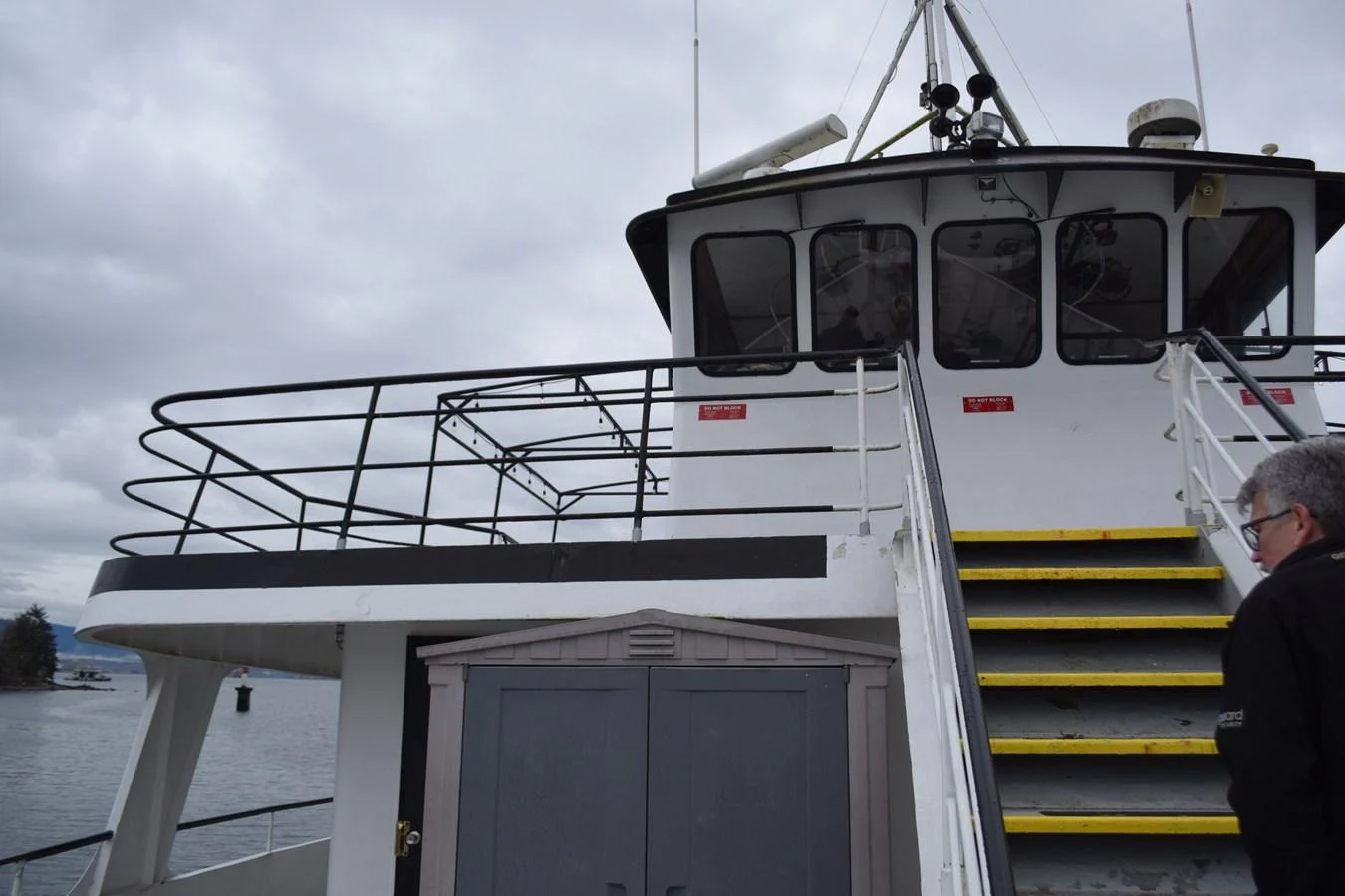 a boat with a ladder aboard MAGIC SPIRIT Yacht for Sale