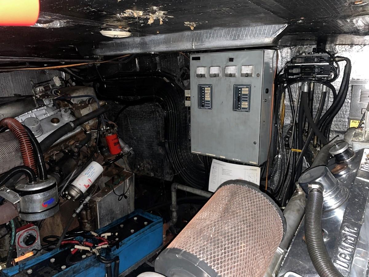 the inside of a car aboard MAGIC MOMENT Yacht for Sale