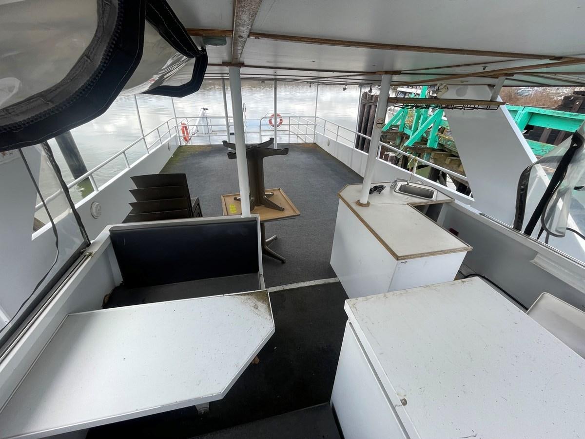 inside of a building aboard MAGIC MOMENT Yacht for Sale