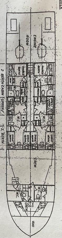 diagram, engineering drawing aboard MAGIC MOMENT Yacht for Sale