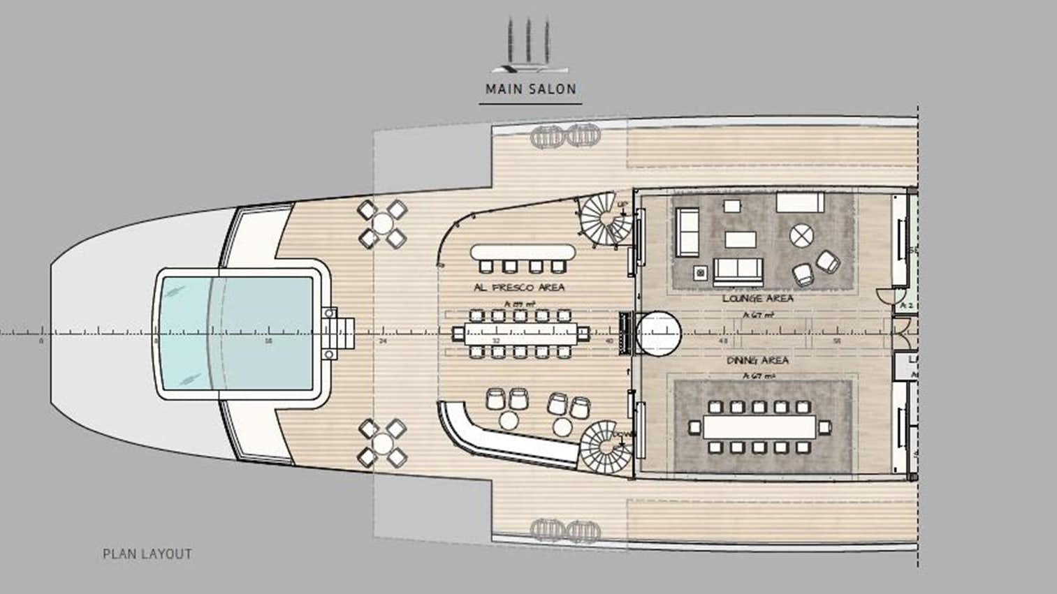 a diagram of a computer aboard AEGIR 2.0 Yacht for Sale