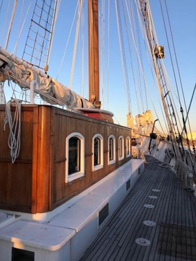 a boat on the water aboard MYSTIC Yacht for Sale