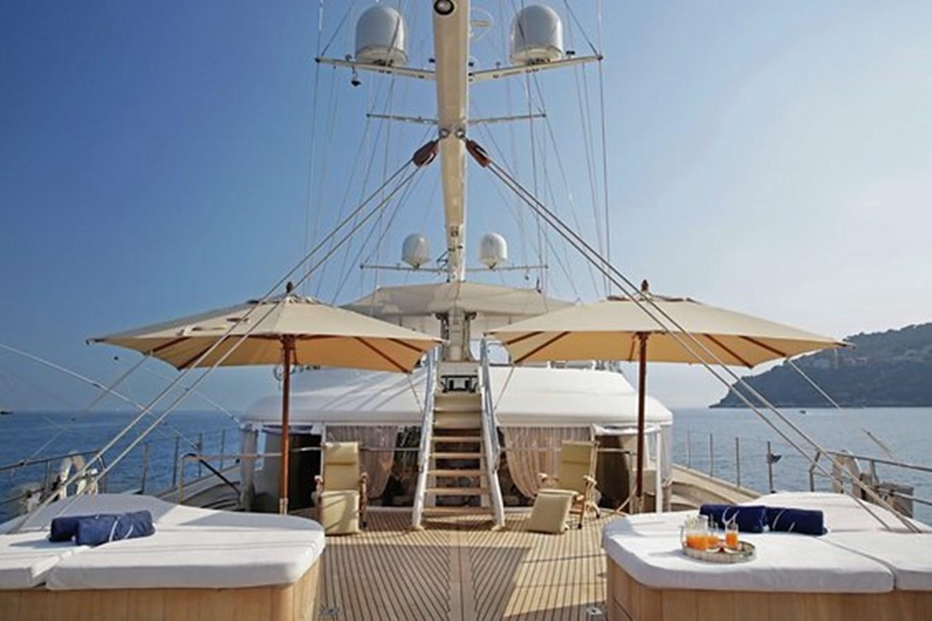 a boat on the water aboard LA LUNA Yacht for Sale