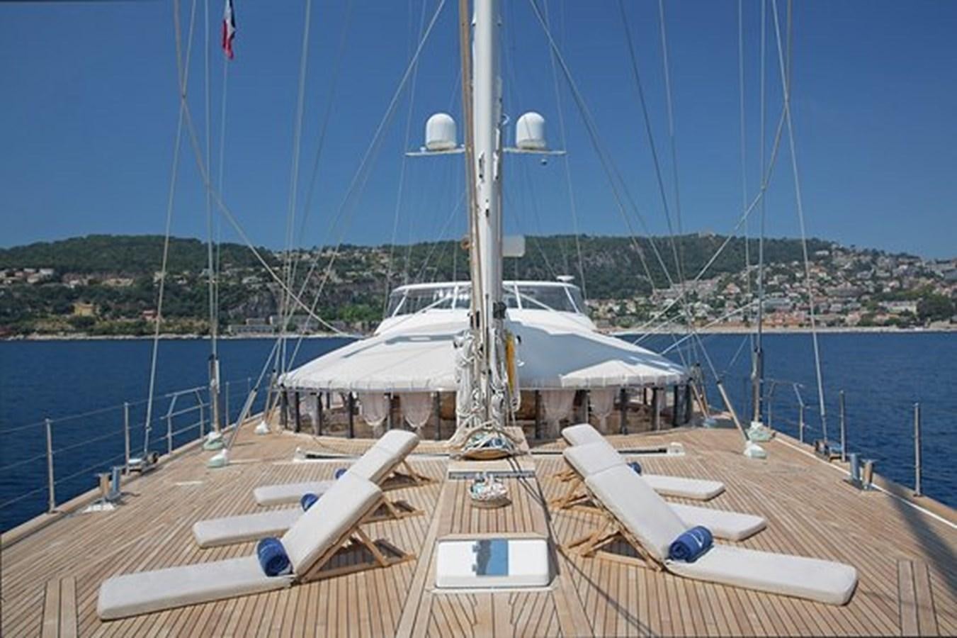 a boat on the water aboard LA LUNA Yacht for Sale