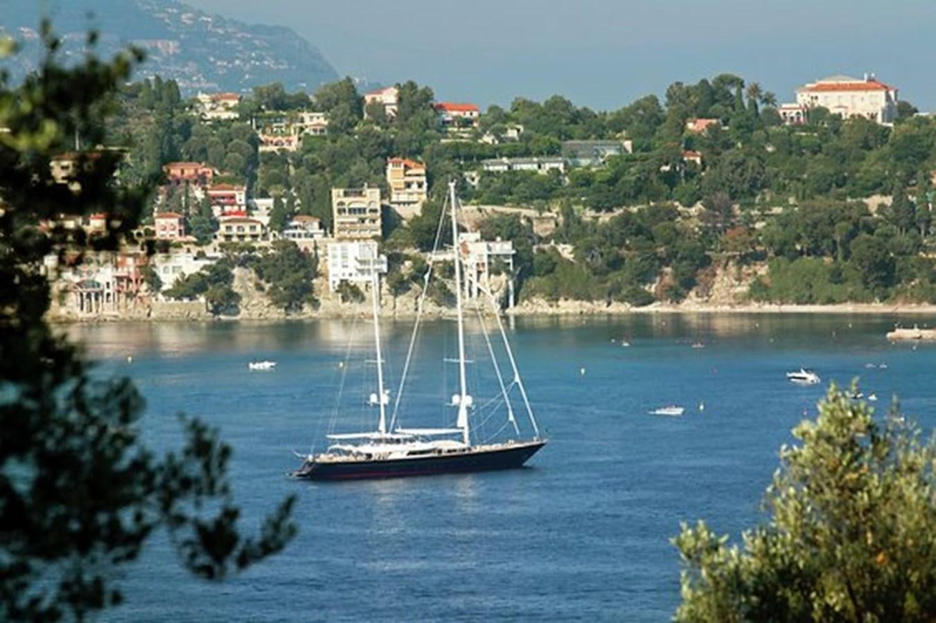 a sailboat on the water aboard LA LUNA Yacht for Sale