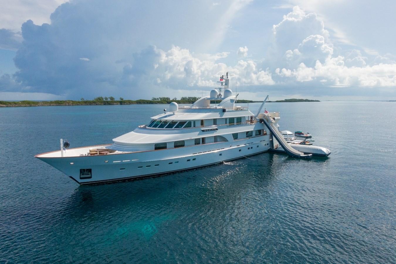 a boat on the water aboard BIG EASY Yacht for Charter