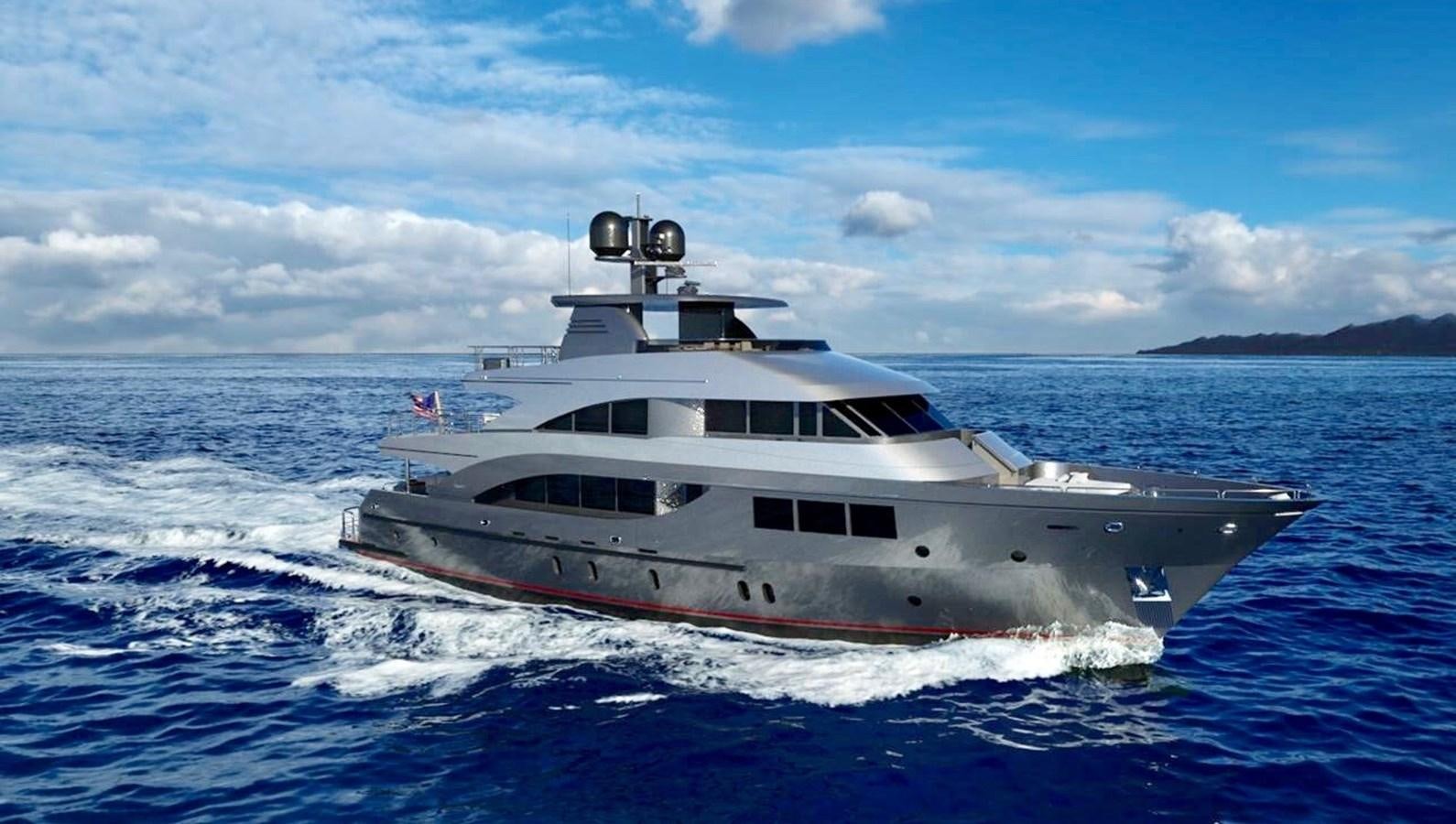 a boat in the water aboard CUSTOM 112 Yacht for Sale