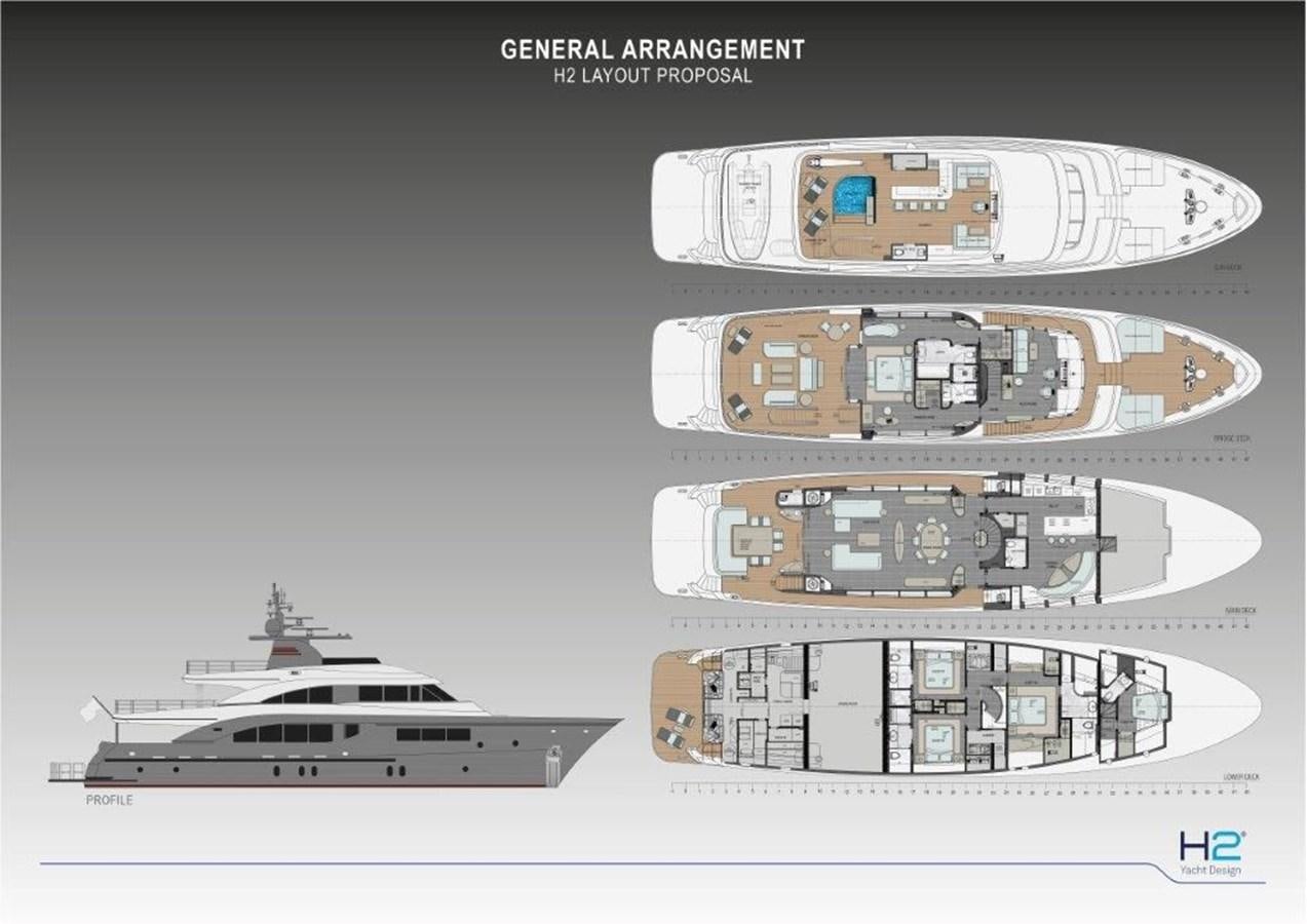 graphical user interface aboard CUSTOM 112 Yacht for Sale