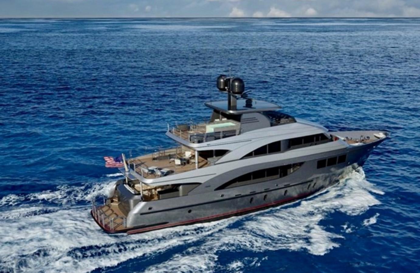 a boat in the water aboard CUSTOM 112 Yacht for Sale