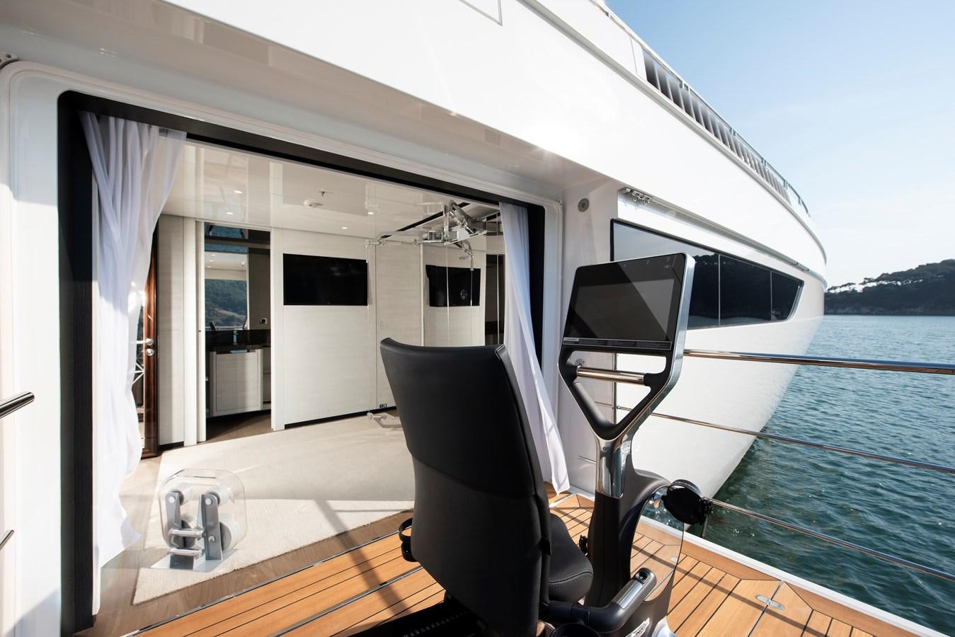 a boat on the water aboard STERN Yacht for Sale