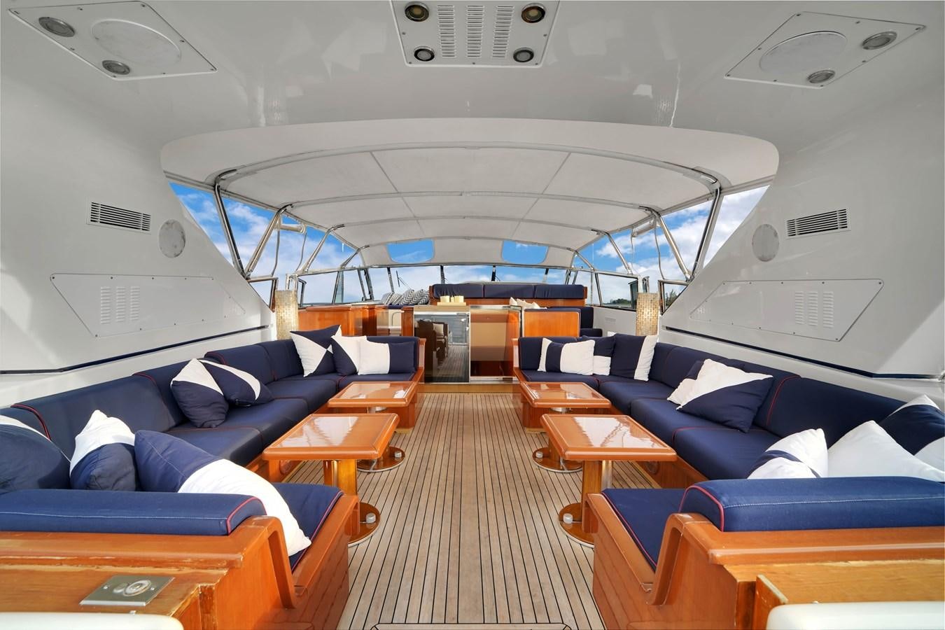 inside of an airplane aboard HAKUNA MATATA Yacht for Sale