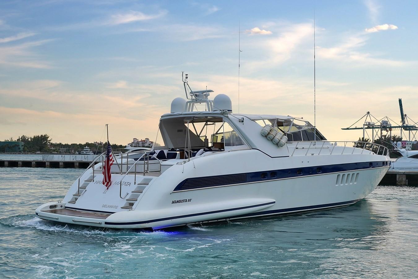 a boat in the water aboard HAKUNA MATATA Yacht for Sale