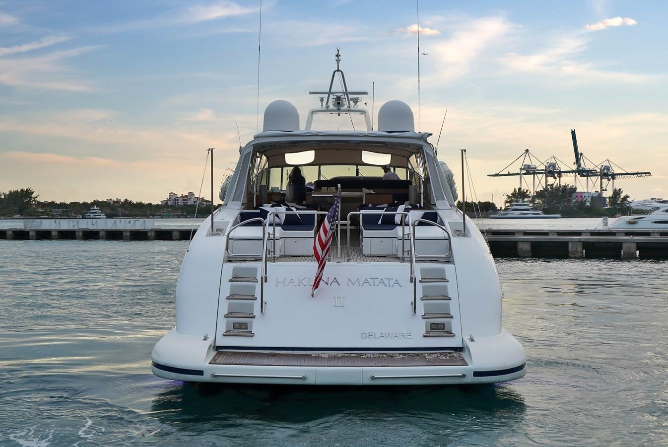 a boat on the water aboard HAKUNA MATATA Yacht for Sale