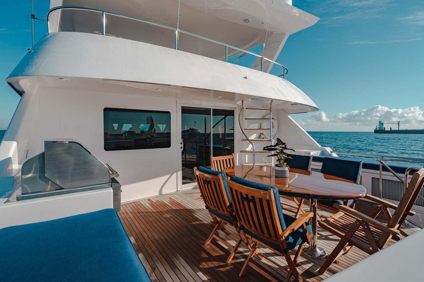 a boat on the water aboard SHORT GAME Yacht for Sale