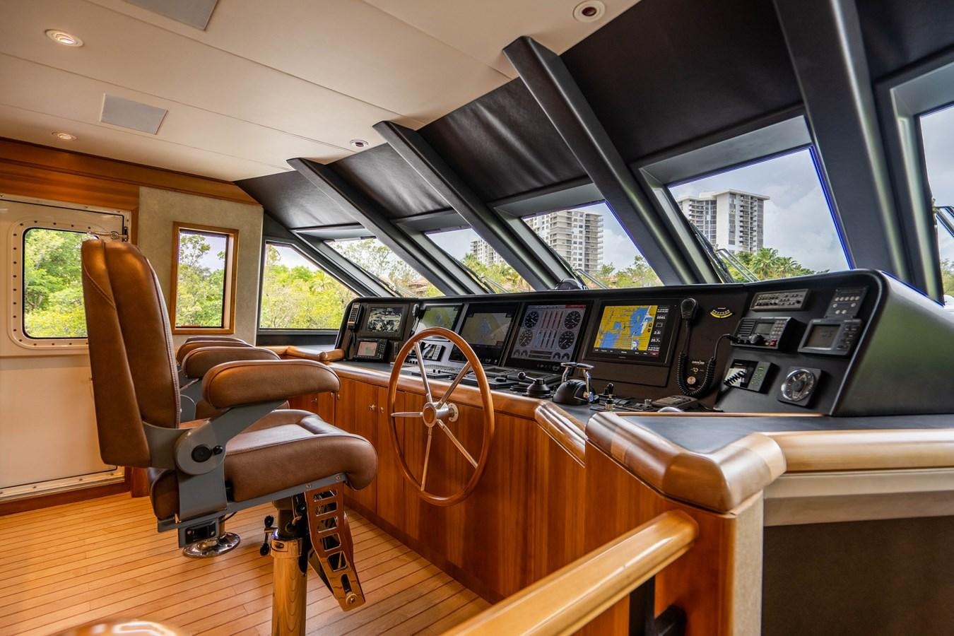 inside of a vehicle aboard SHORT GAME Yacht for Sale