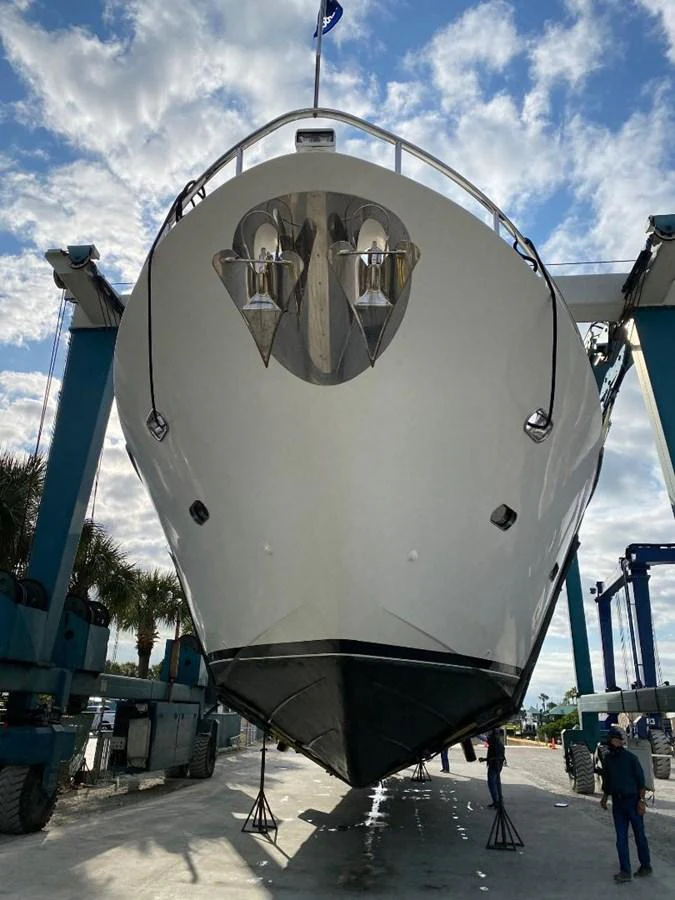 a large white ship aboard JEF82110L506 Yacht for Sale