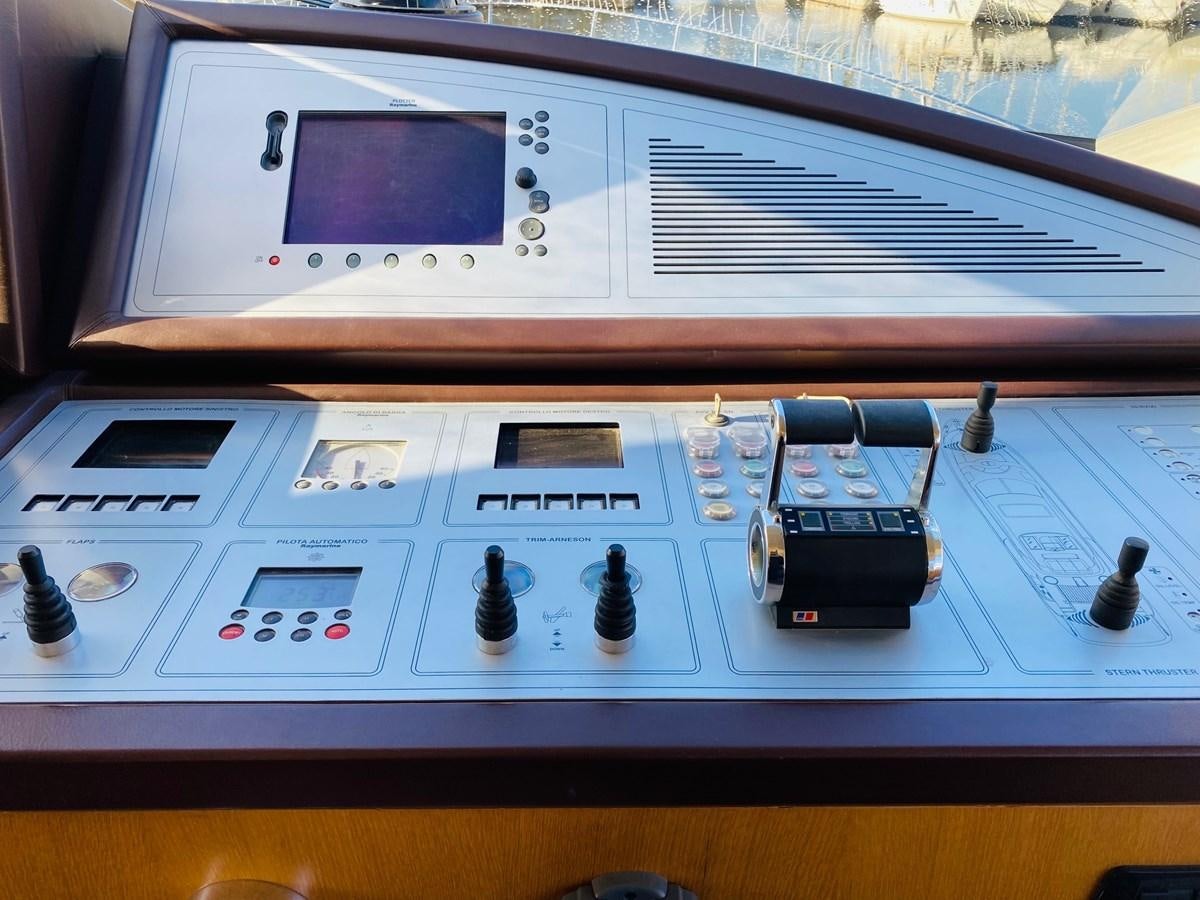 a white electronic device aboard DEA Yacht for Sale
